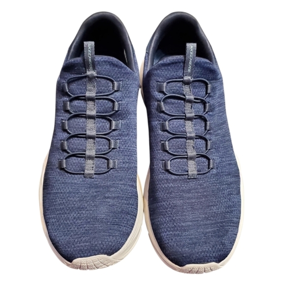 Skechers Men's Relaxed Fit Memory Foam Slip On Walking Athletic Sneakers 12 - Picture 1 of 8